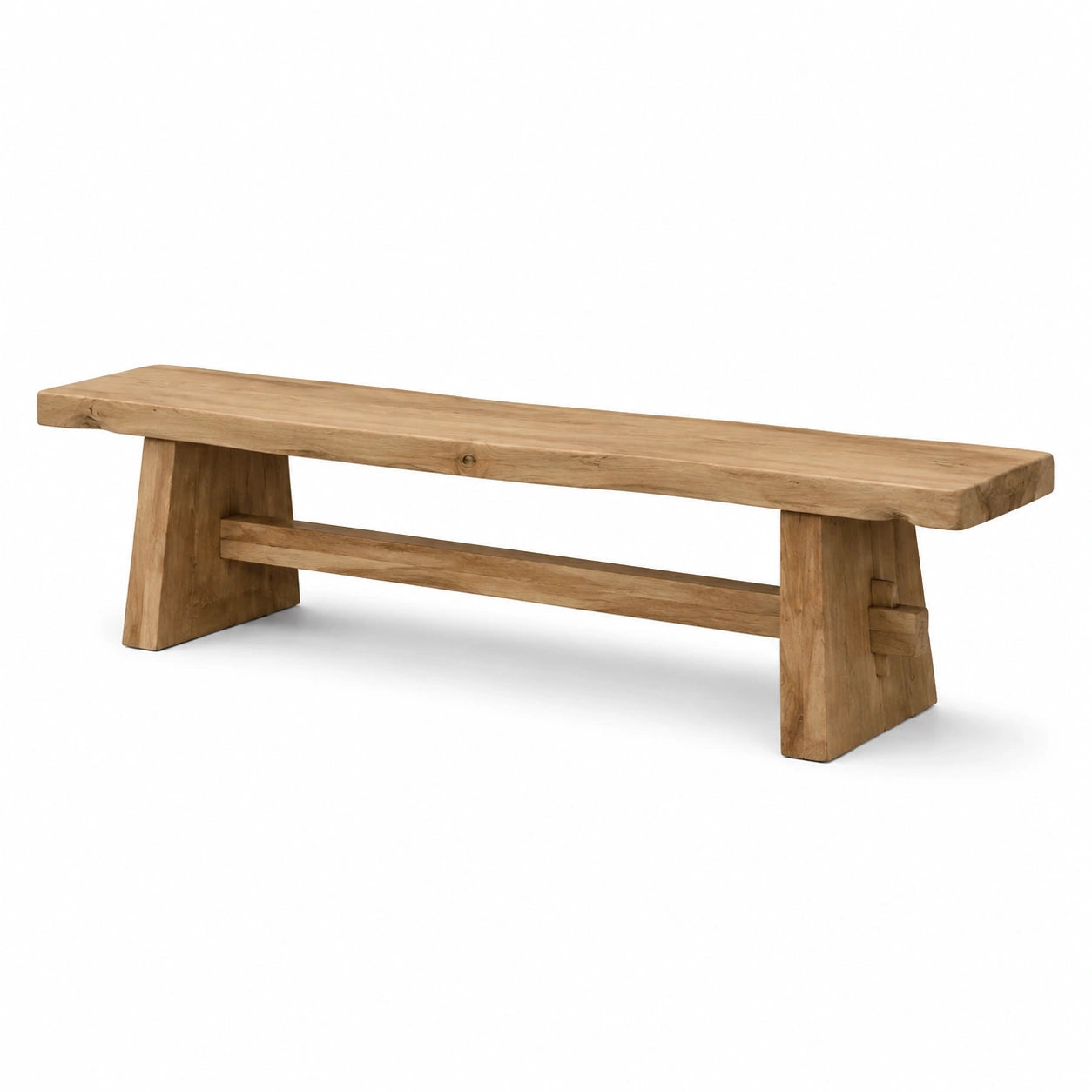 Banc en bois chêne 200 cm marron